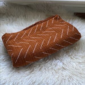 Mebie Baby Rust Swaddle Blanket